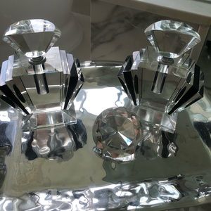 Glass perfume bottle